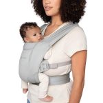 Baby carrier embrace soft air mesh soft grey