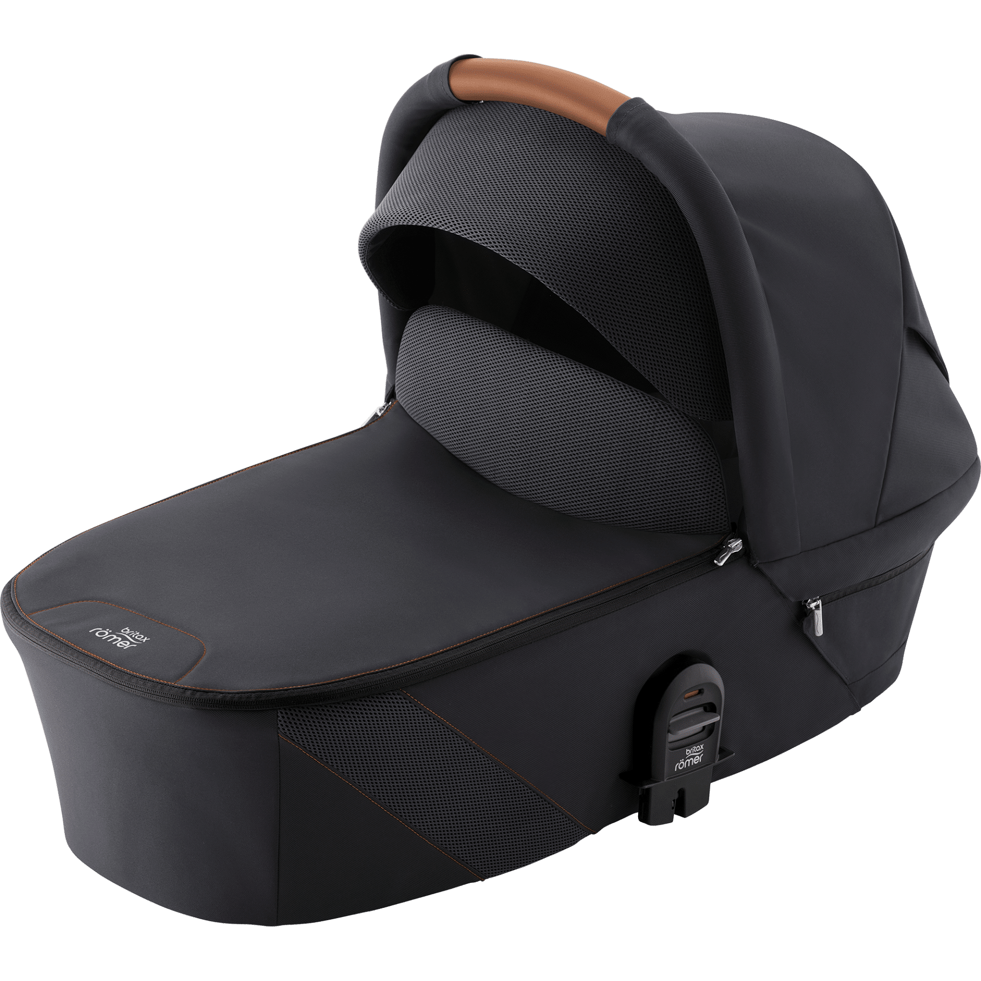 SMILE 5Z HardCarrycot FossilGrey BrownHandle 02 2023 72dpi 2000x2000 7e7b47a4 63ba 4f5f b374 56c9e5746b6d