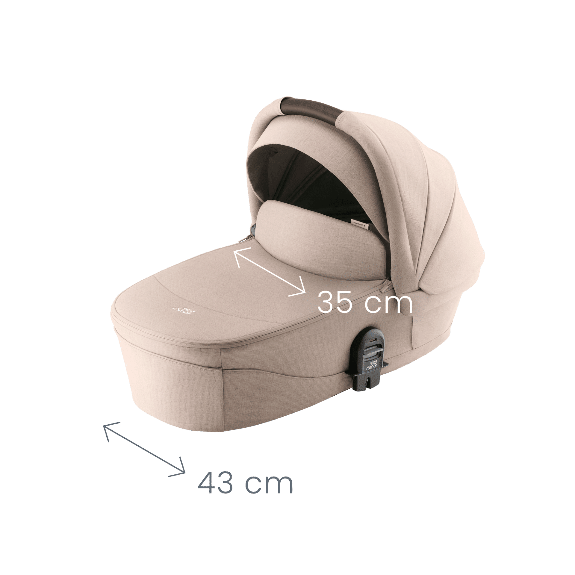 SMILE 5Z STYLE Carrycot DimensionImages 2000x2000px 2 9365bb5f 2225 4ef6 b9ea a04e5dea7c6a