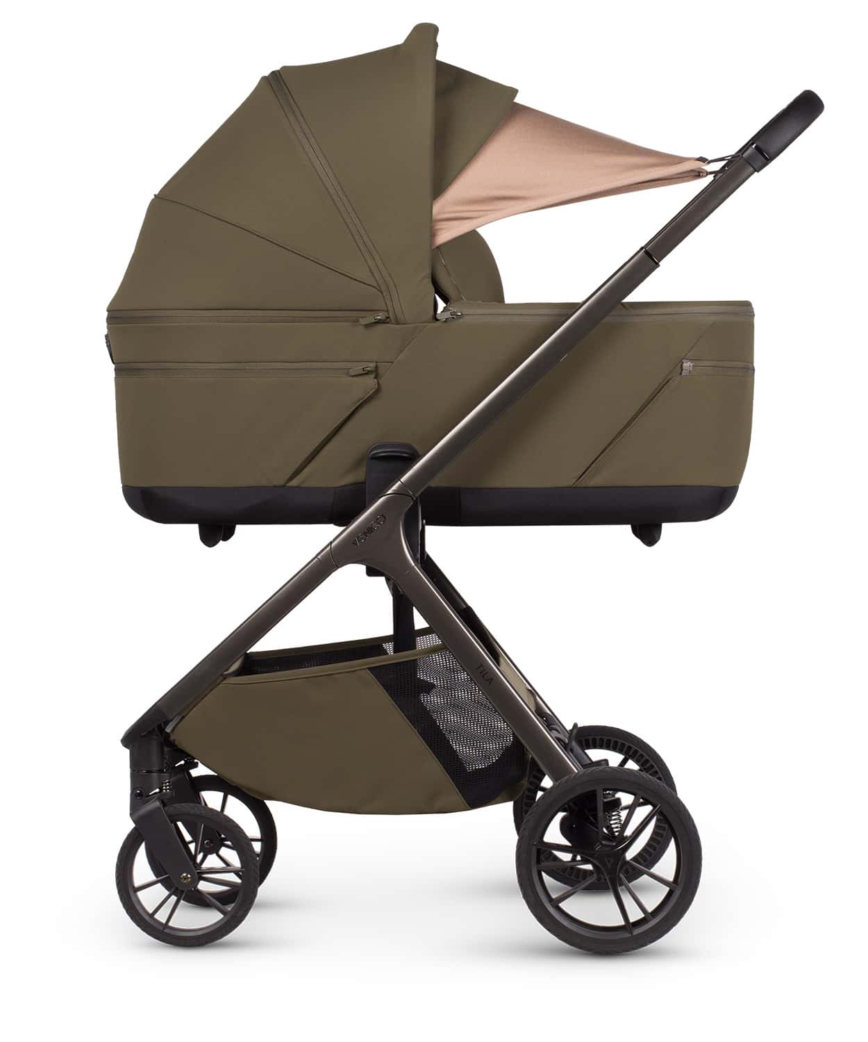 Venicci Tila Olive sunshade for the carrycot